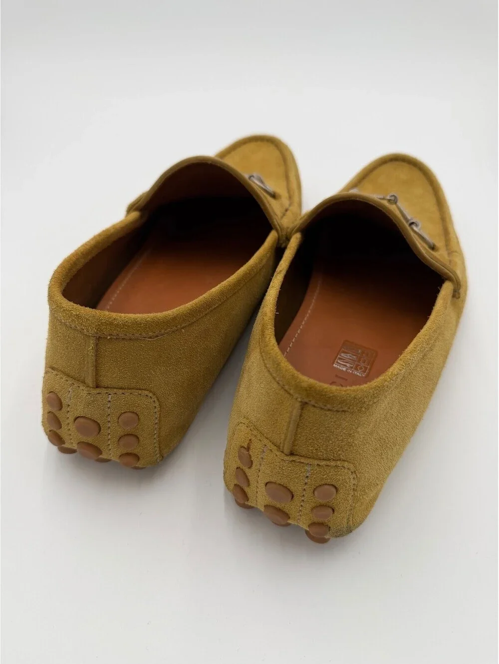 Gucci Horsebit Driver mustard Loafers Mens Size 11.5/44.5